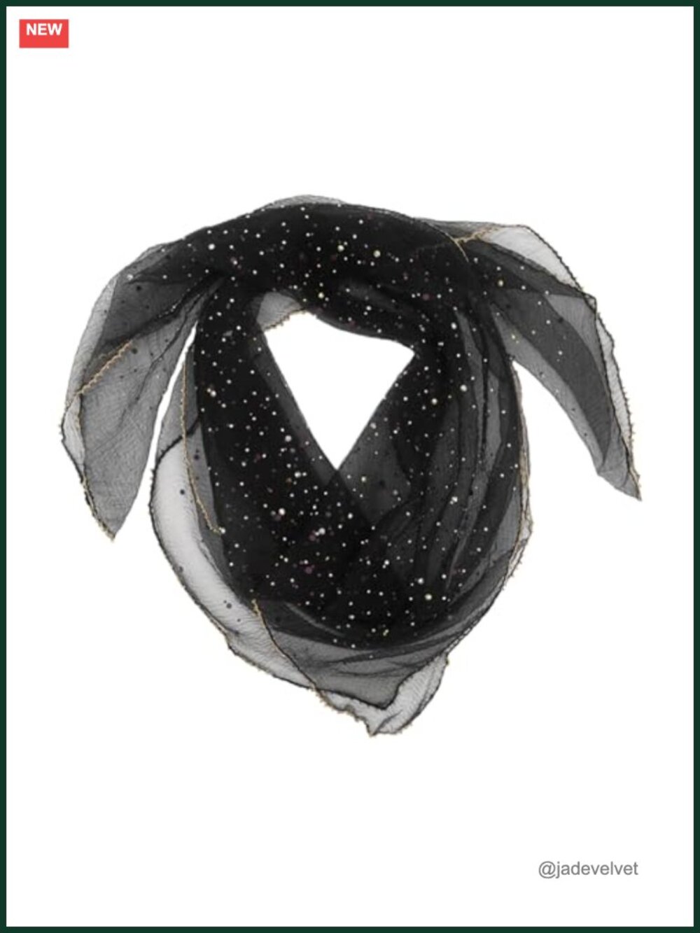 Women's Sequin Bandana Scarf, Sparkle Hair Wrap, Party Accessory